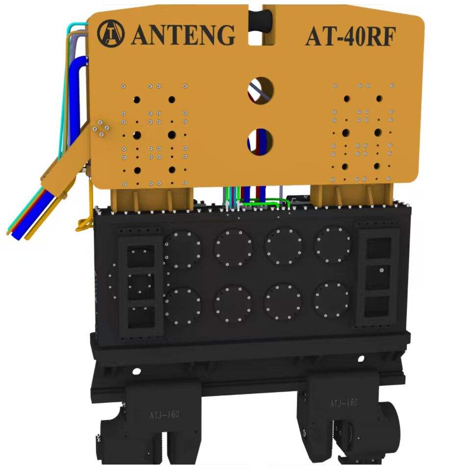 AT-40RF Clavadora de Pilotes de Acero de Momento Excéntrico de Alta Eficiencia con Equipo de Construcción Sistema de Refrigeración