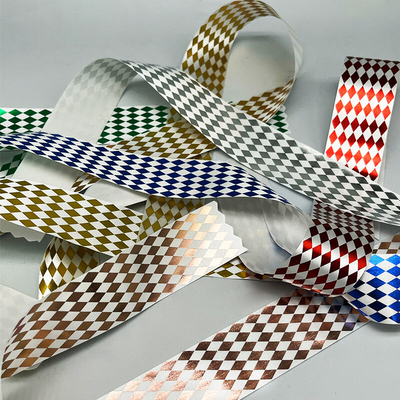 Customized Metallic Foil Ribbon for Satin Printing