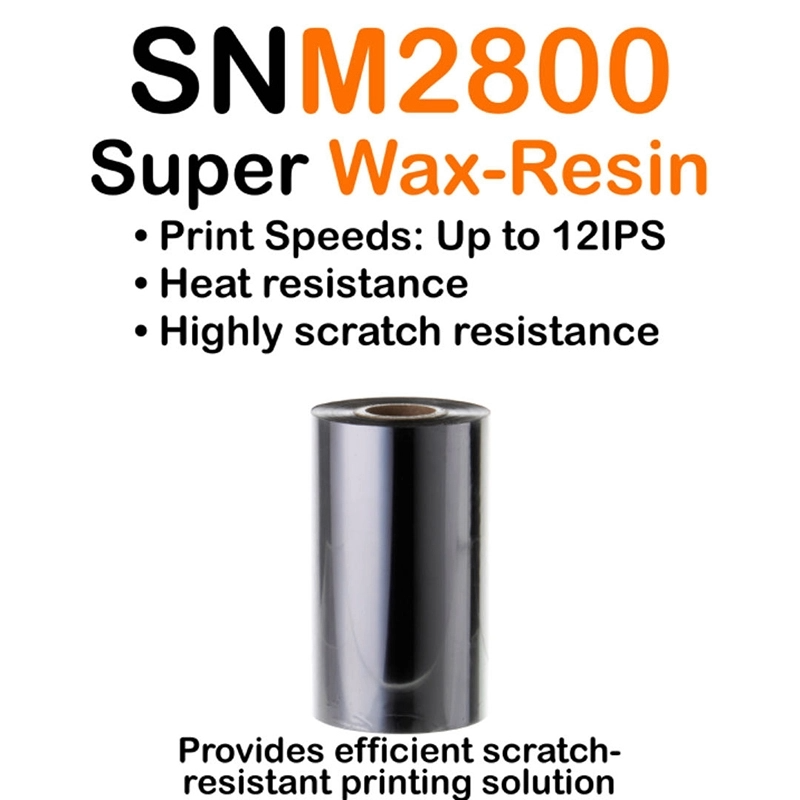 Super Premium Wax Resin Ribbon SNM2800