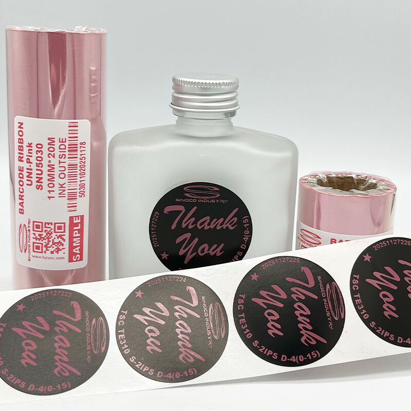 R&D Breakthrough: SINOCO Launches Pink & White Thermal Transfer Ribbons