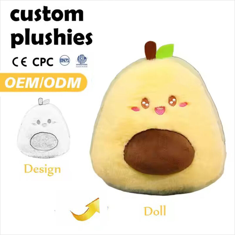 Wholesale Cartoon Lovely Fruit Stuffed Plush Toys Doll Handmade Girls Plushies Toys
