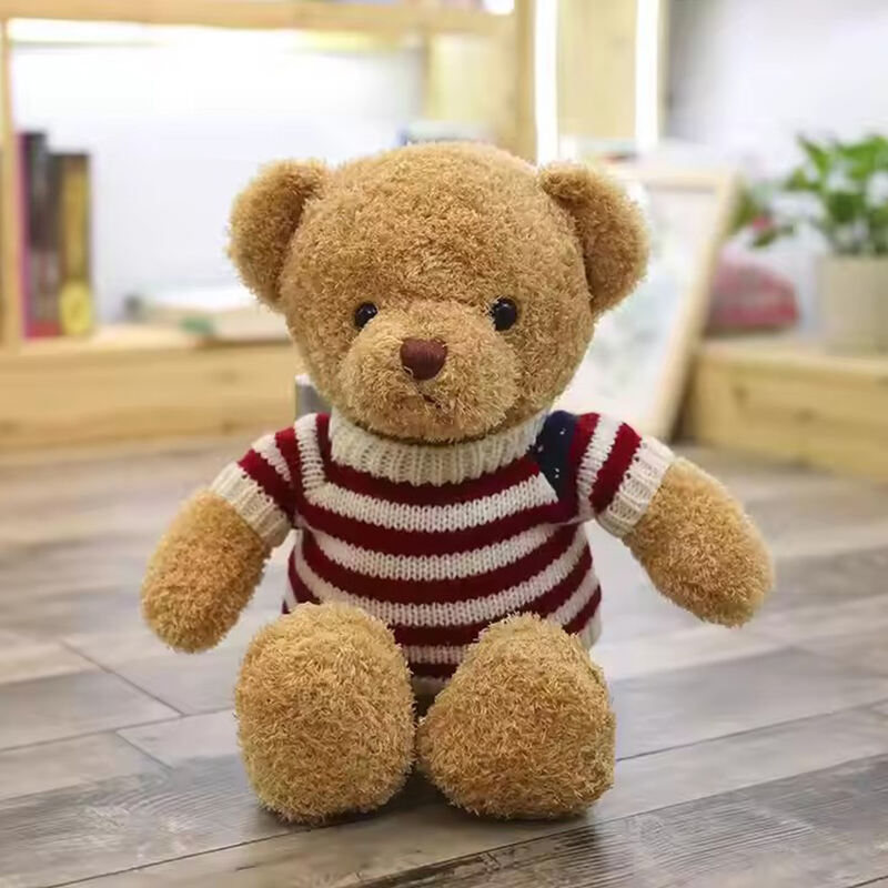 Kinqee Oem Odm Braunbär mit individuellem Logo Handgefertigter Teddybär Hersteller Stofftier Plüschspielzeug Extra weich Plüschgeschenk