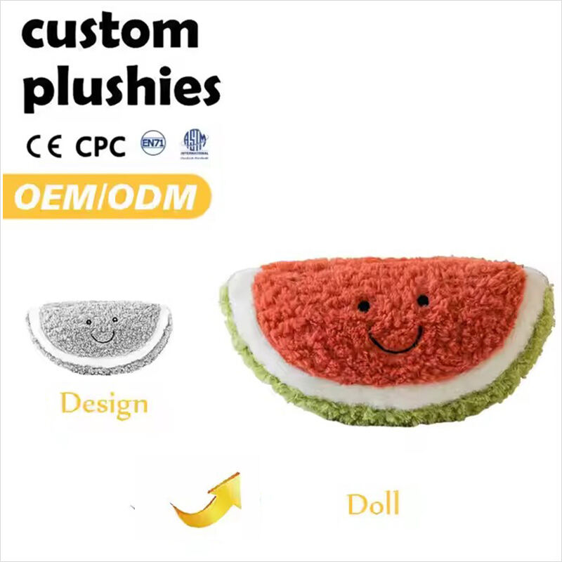 Wholesale Cartoon Lovely Fruit Stuffed Plush Toys Doll Handmade Girls Plushies Toys