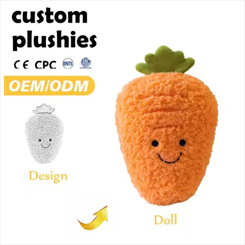 Wholesale Cartoon Lovely Fruit Stuffed Plush Toys Doll Handmade Girls Plushies Toys