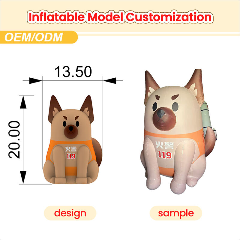 Inflatable model customization