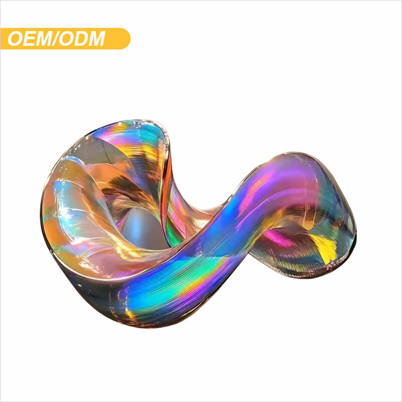 Custom Modern Painted Fiberglass Art Sculpture for Decoration Art Decor