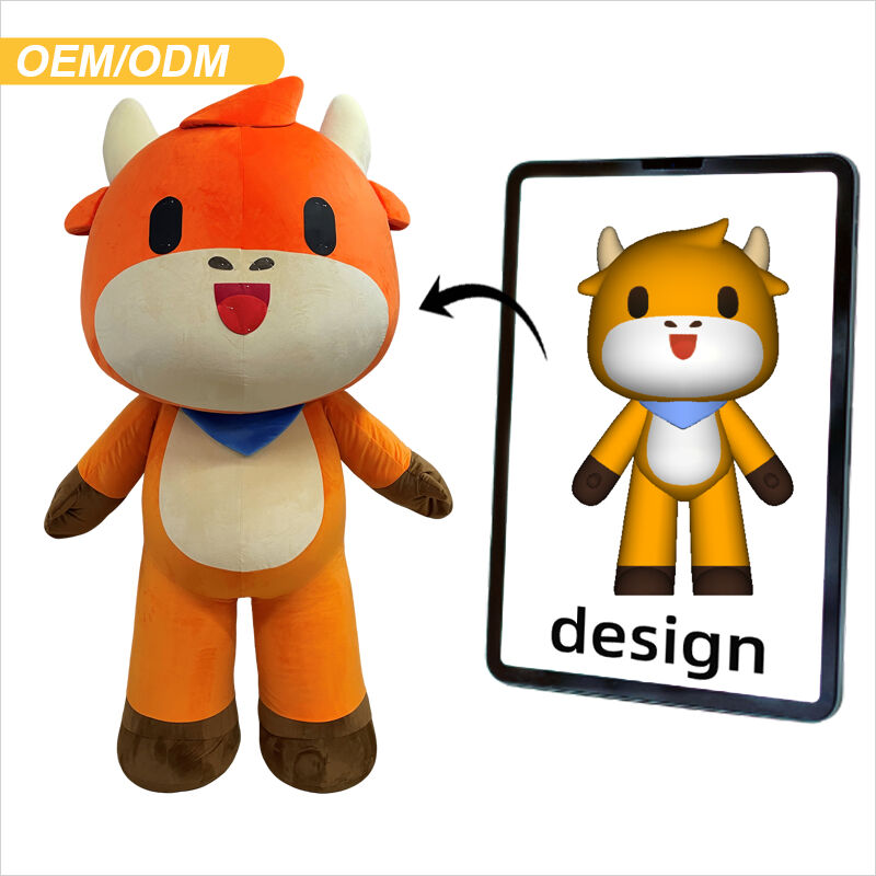 Custom Cow Mascot Costumes