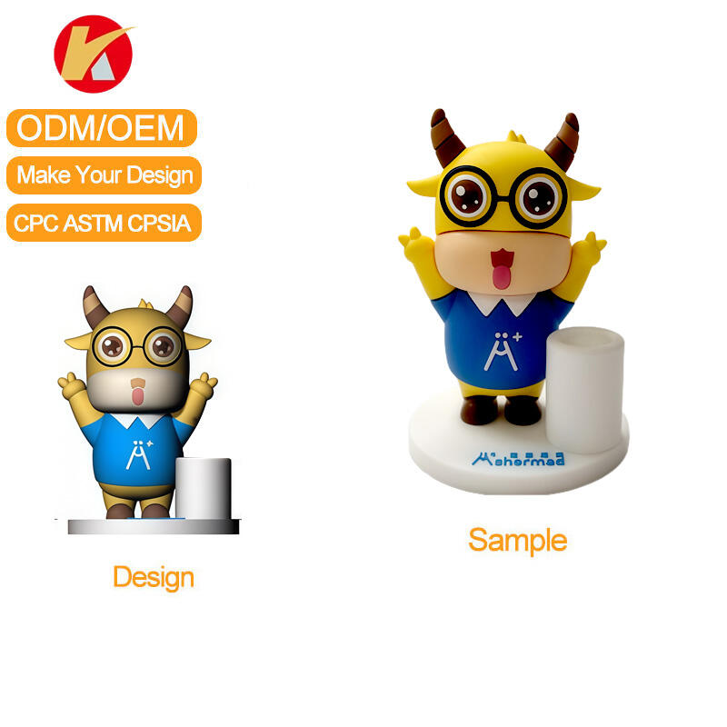 Custom 3D Mascot Cartoon Action PVC Figure