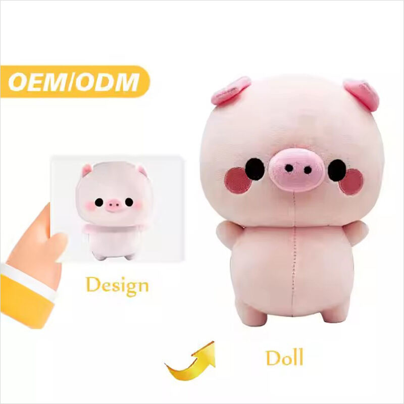 Plush Toy Manufacturer Wholesale Custom Cartoon Plush Doll Lovely Animal Stuffed Toys for Birthday/Christmas