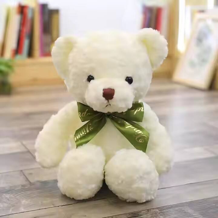 Kinqee Oem Odm Brown Bear Custom Logo Handmade Teddy Bear Manufacturer Stuffed Animal Plush Toy Super Soft Plushie Gift