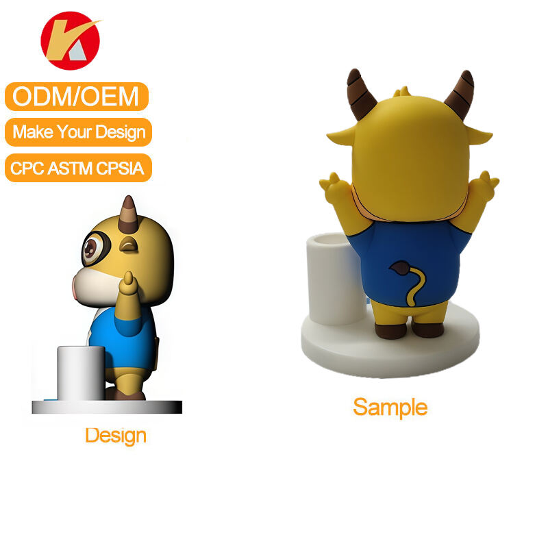 Custom 3D Mascot Cartoon Action PVC Figure