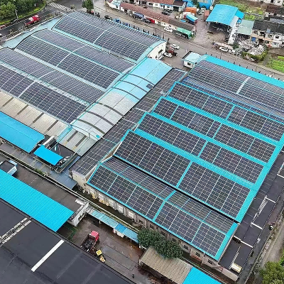 1,5MW komerční a průmyslová fotovoltaická elektrárna