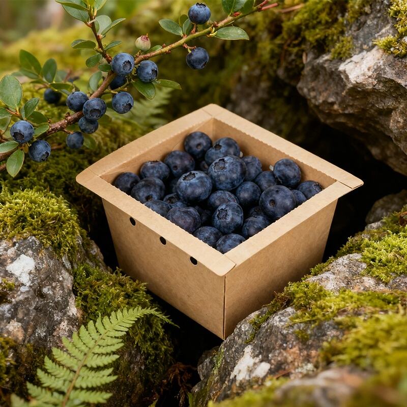 Eco Paper Perforated Fruit Packaging Box