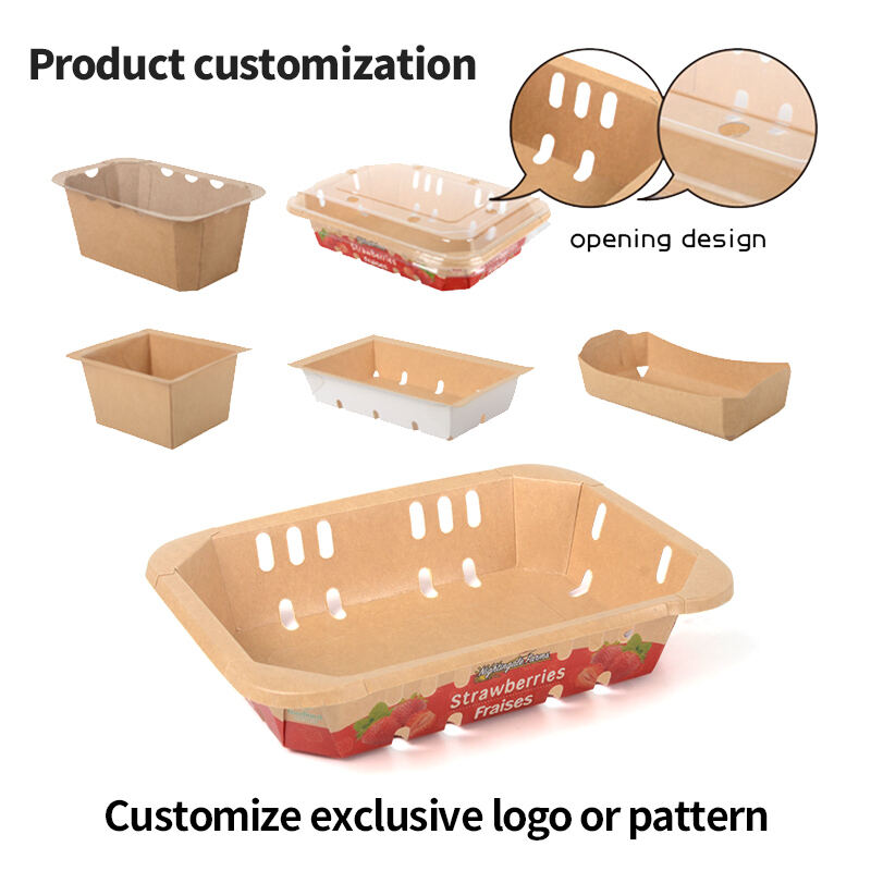Eco Paper Punnet for Fresh Produce | Plastic Fruit Punnet Replacement