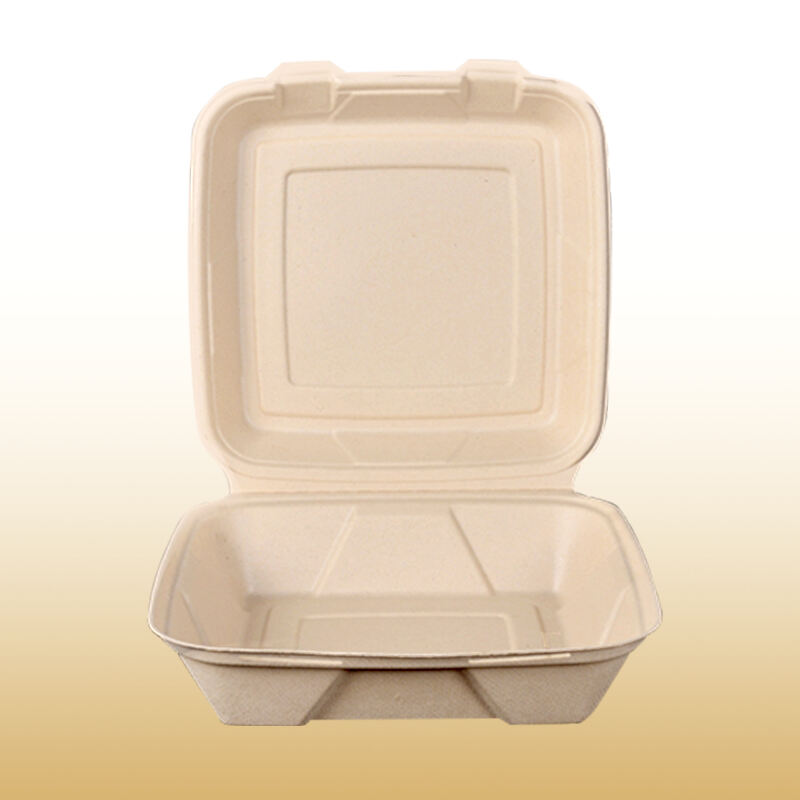 Sugarcane Clamshell Box