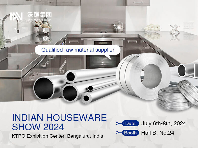 Chispas de metal de acero inoxidable China-India | Indian Houseware Show 2024 está a punto de comenzar