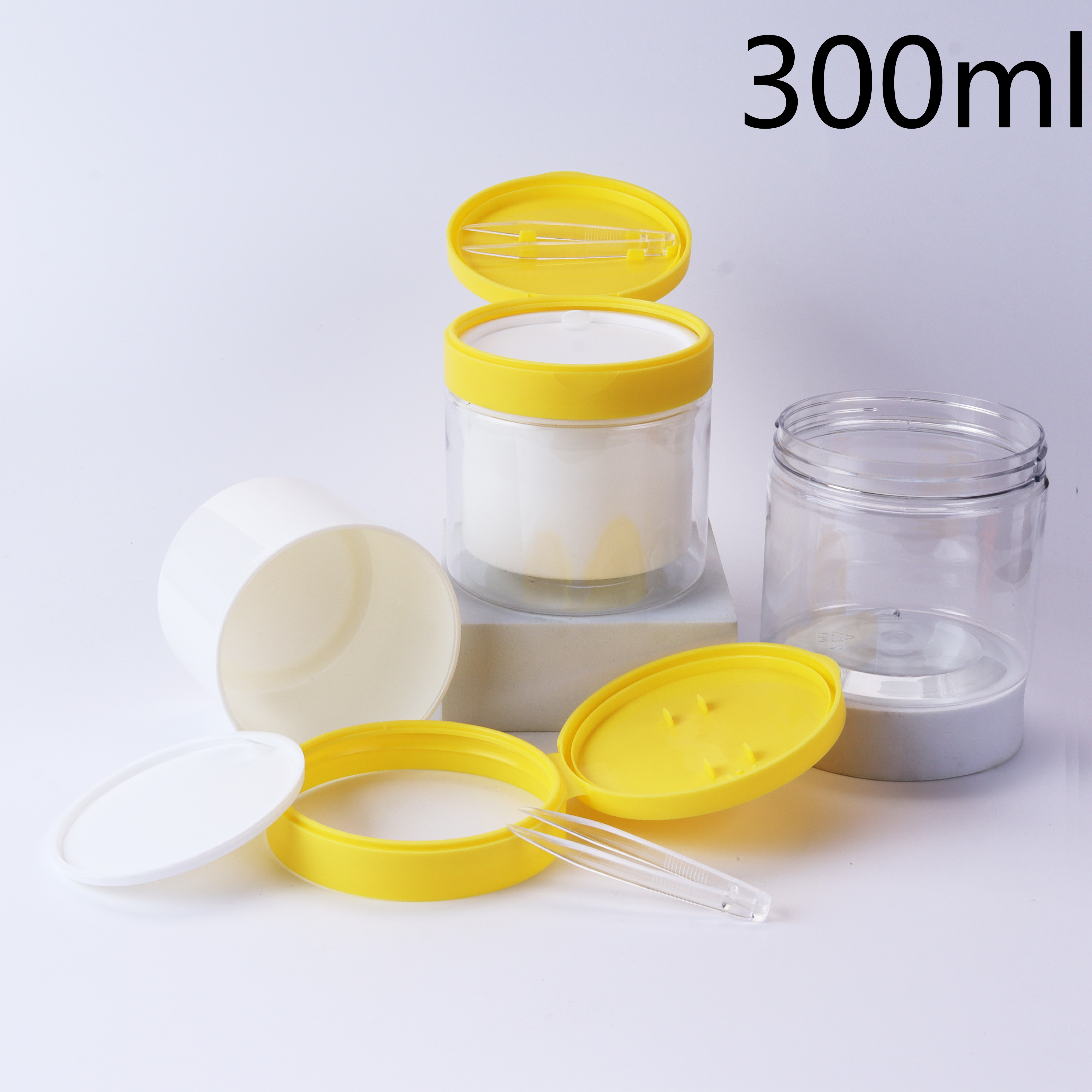 300ml Jar flip-top cream jar, Matte Body Cream, makeup remover cotton bottle, new meterials, 10 oz frosted jar, matte PP cap,glossy PET bottle body, finish cream pot, hinged lid moisturizer bottle,Hair conditioner bottle ，refillable jar, cosmetic jar with