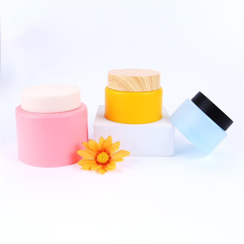 Contenedor cosmético de plástico personalizado, 50g 100g 200g, envase para protector solar, loción para eliminar maquillaje, crema facial para cuidado de la piel