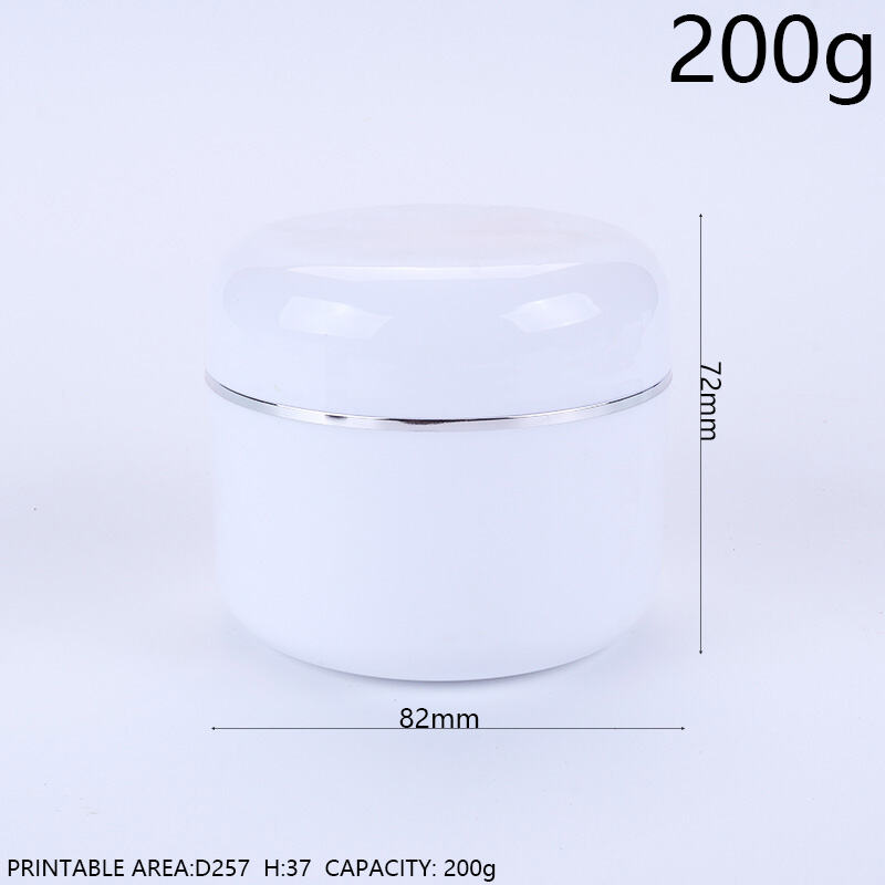 20ml 0.7oz PP Cream Jar Double-Layer Face Cream Jar Eye Cream Bottle Face Cream Bottle Cream Dispensing Bottle, Portable Food-Grade BPA-Free PP Double-Layer Design Airtight Leak-Proof Travel Sample Skincare Cosmetic Dispensing Container, Compact Lightweig