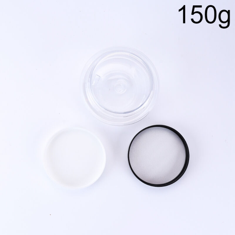 150g/5oz Clear & PET Wide-Mouth Bulbous Cream Jar, Empty Refillable Cosmetic Container with Airtight Screw Lid, BPA-Free Leak-Proof, Reusable for Face Cream, Body Scrub, Hair Mask, Clay Mask, Cleansing Balm, Home Travel Beauty Salon Daily Use