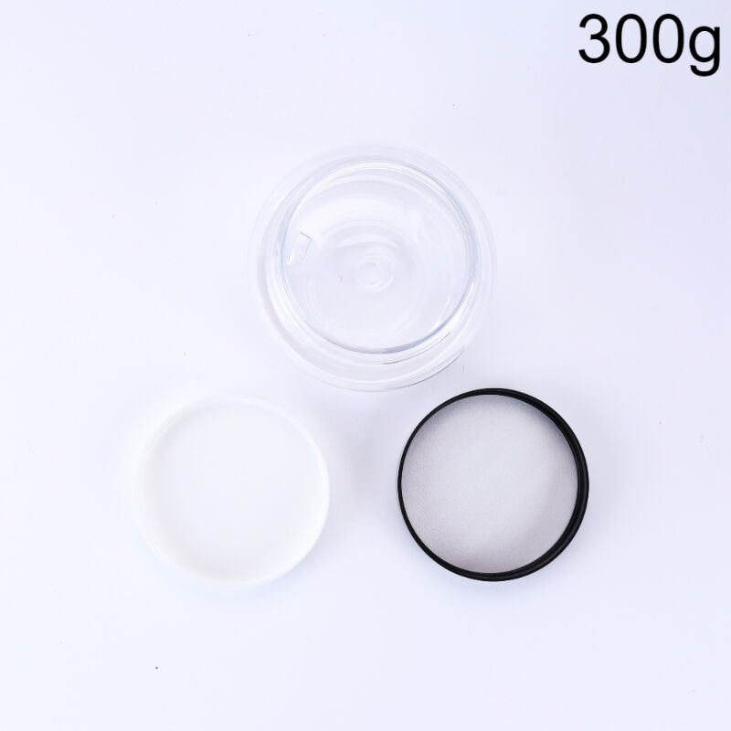 300g/10oz Clear & PET Wide-Mouth Bulbous Cream Jar, Empty Refillable Cosmetic Container with Airtight Screw Lid, BPA-Free Leak-Proof, Reusable for Face Cream, Body Scrub, Hair Mask, Clay Mask, Cleansing Balm, Home Travel Beauty Salon Daily Use