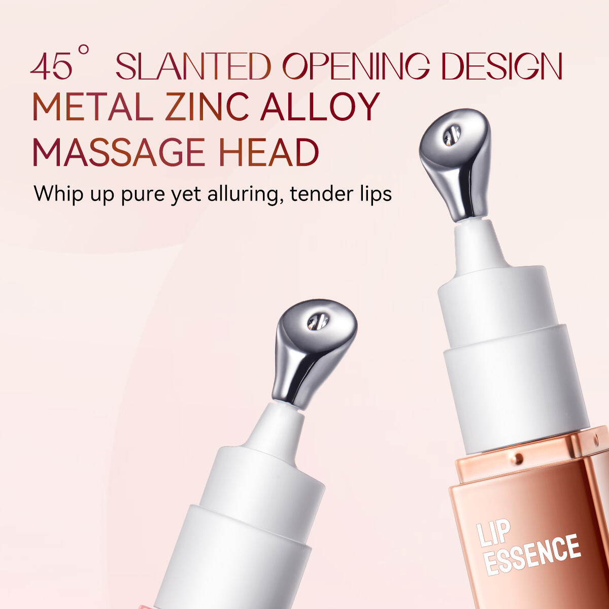 Esensi Bibir Pencerah # Nuansa Peach-Orange | Gloss Perawatan Bibir Pelembap & Perbaikan | OEM/ODM