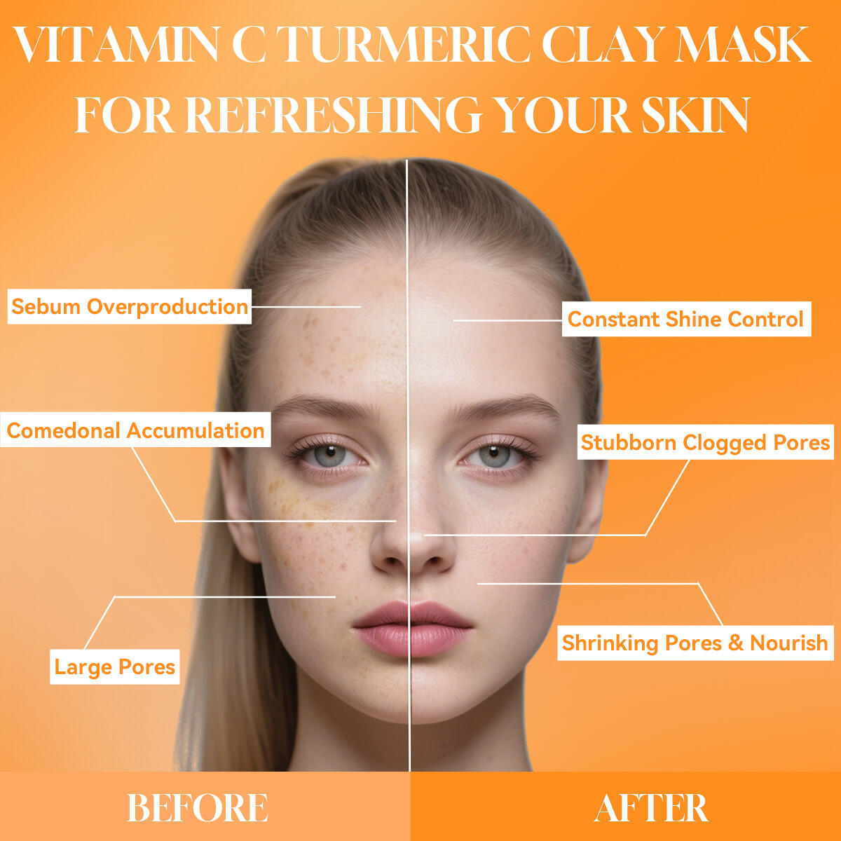 Vitamin C Turmeric Clay Mask