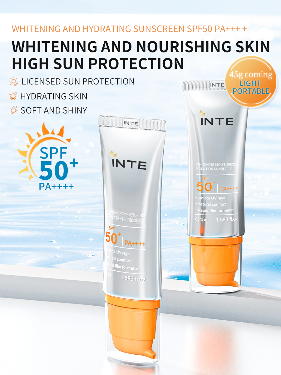 Valkaisuutta ja kostuttavaa aurinkovoiteetta SPF50+ PA++++