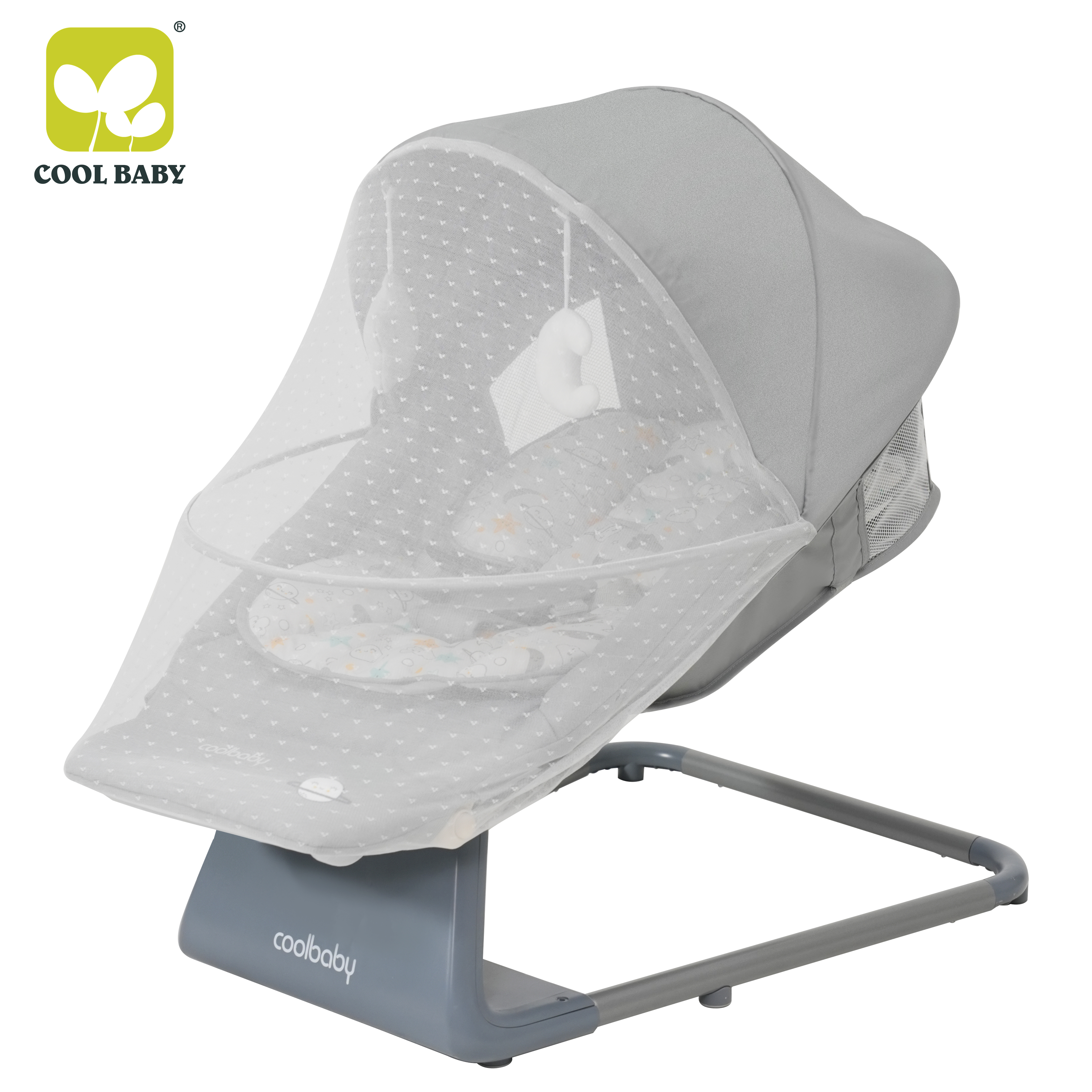 CB002 Cool Baby балдар үчүн автотоматтык электрлик ойноо качырыгы, узартылган табан таянышы менен