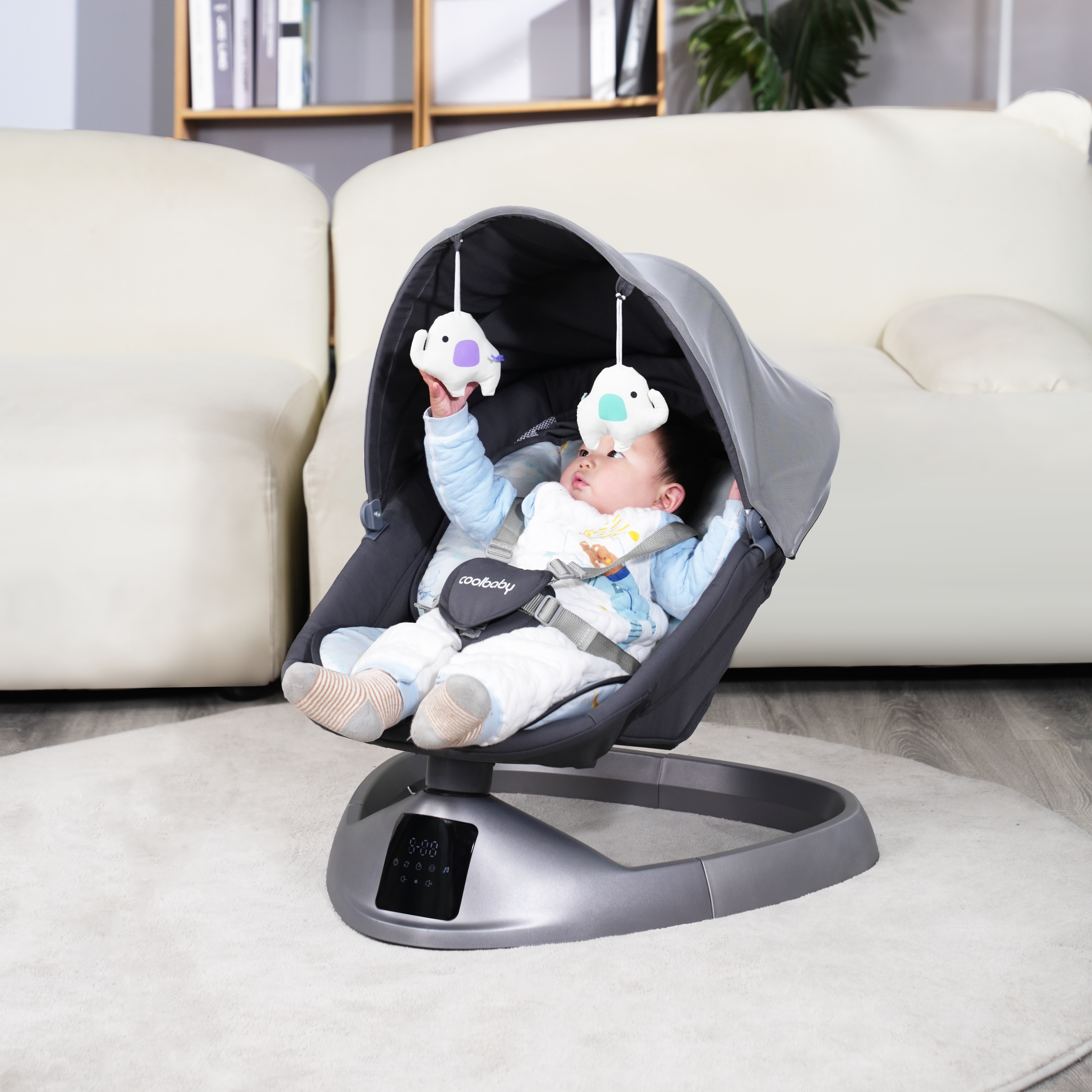 Experience Unmatched Comfort with Cool Baby's Newborn Swing Cradle