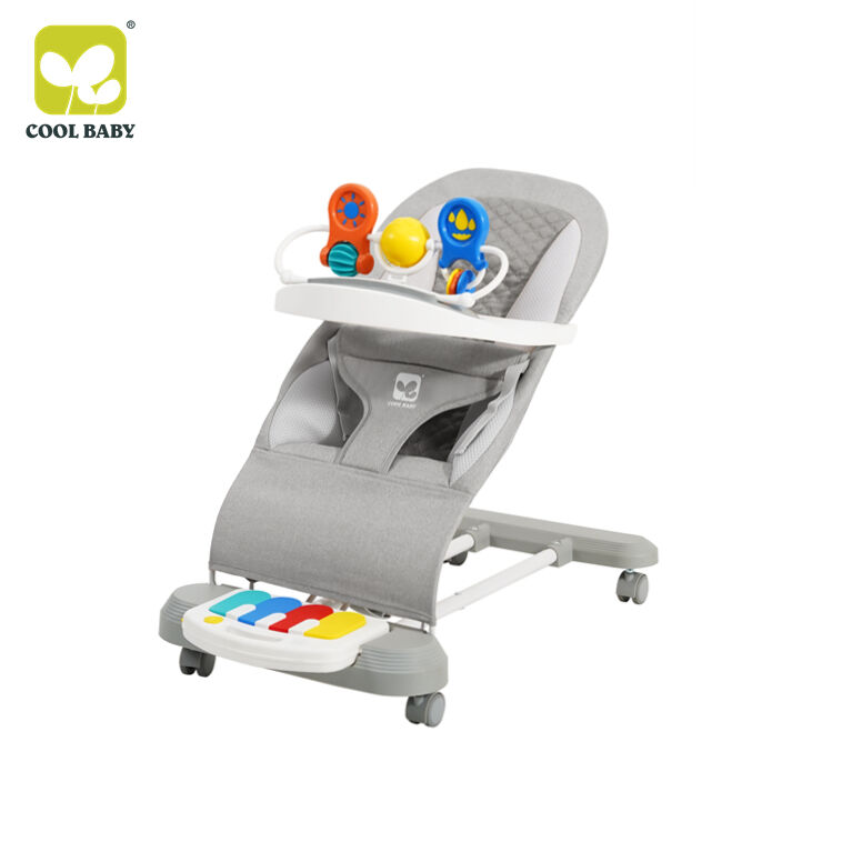 BC009 Cool Baby Wholesale Baby Entertainer Swing Chair with Music Piano and Toys
