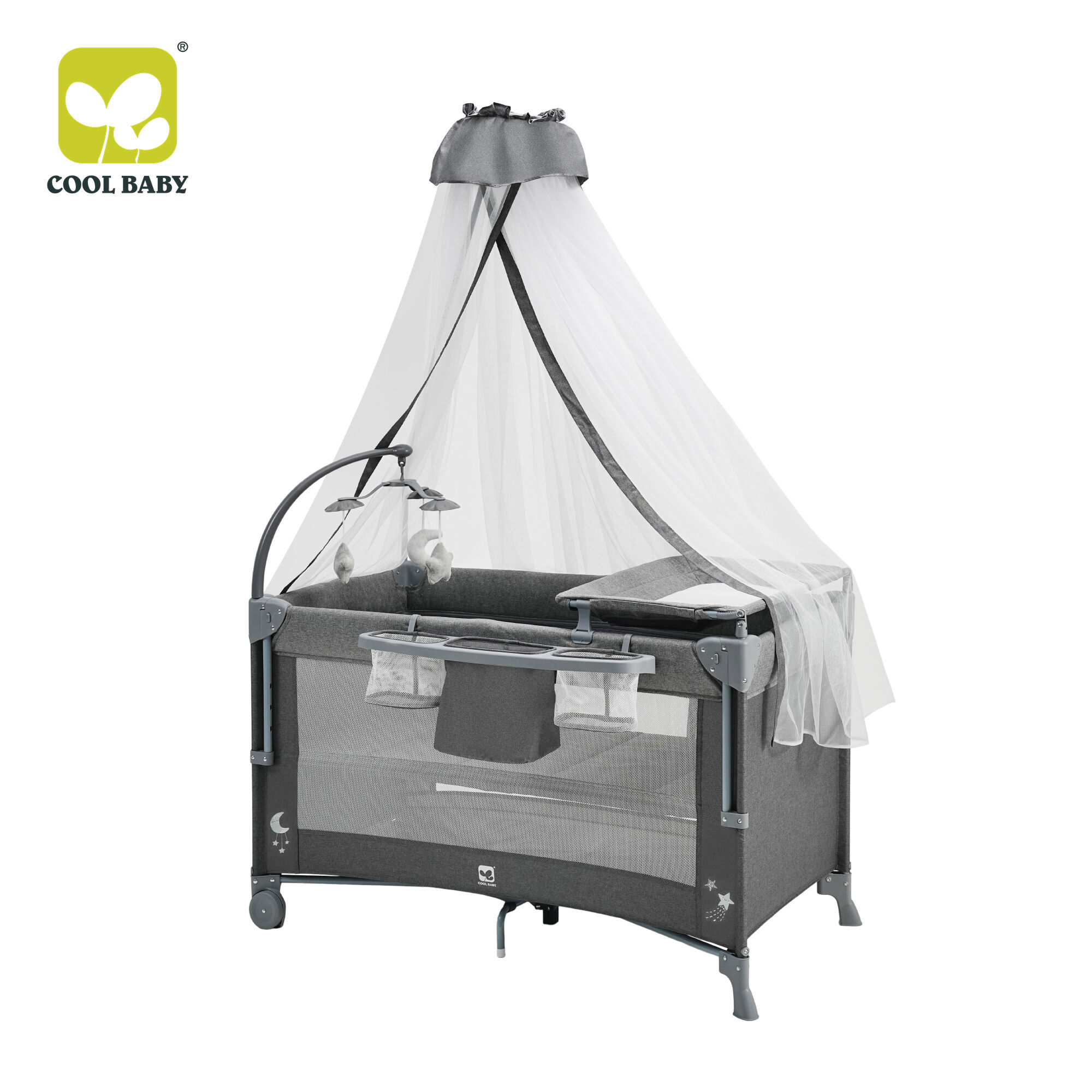 KDD10 Cool Baby Recinto Portatile per Bambini con Ampia Porta d'Ingresso per Neonati e Bambini Piccoli