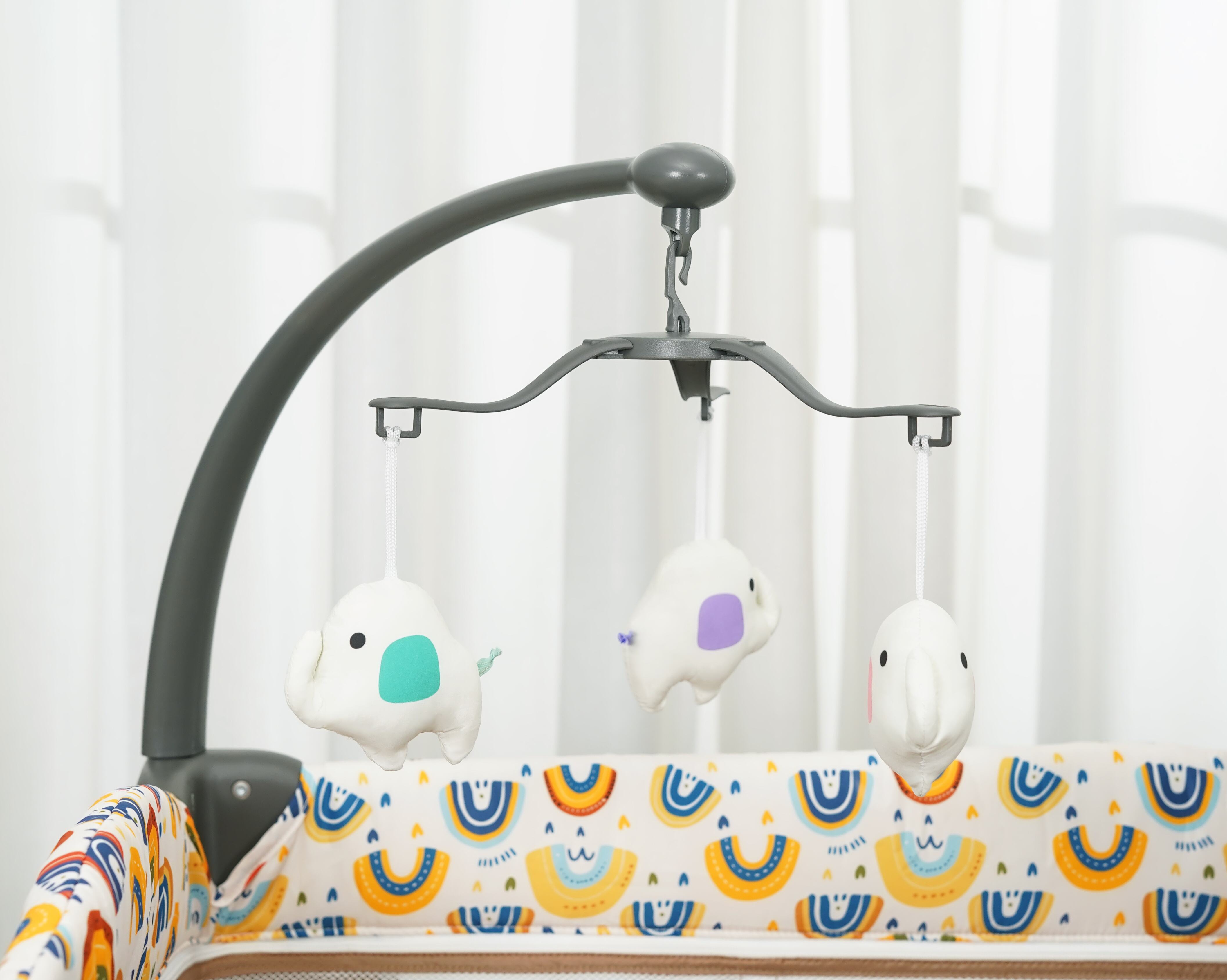 P9061G02 Cool Baby Foldable Baby Bed Portable Baby Playard With Co-sleeping Function for Baby supplier