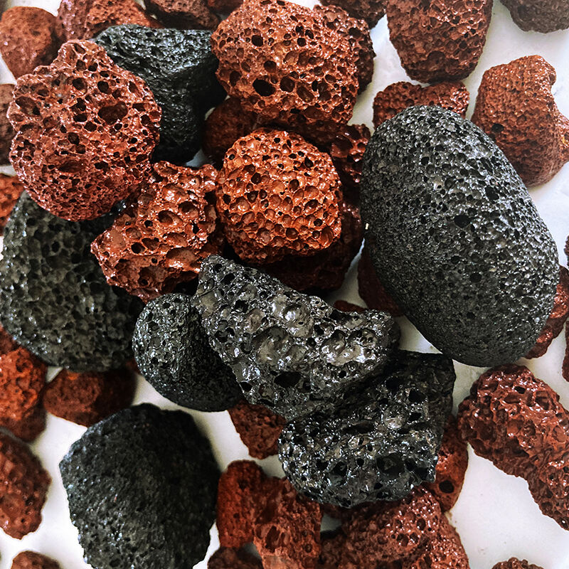 Black Volcanic Rock Granules for Potting Mix, Landscaping, Terrarium & Decorative Gardening