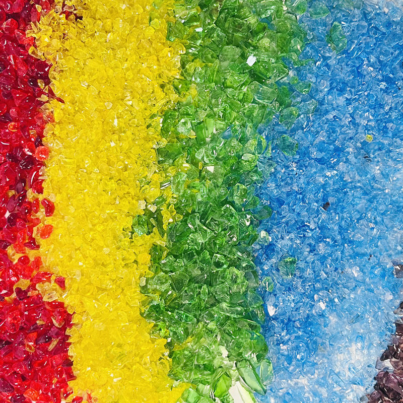 Multi-Color Glass Sand for Home & Garden Decoration, DIY  Art, Vase Filler & Party Decor