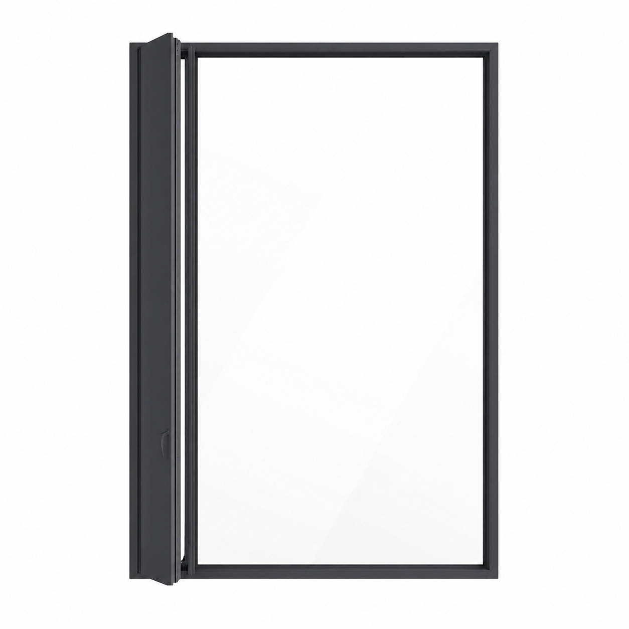 85-reeks termiese-breuk aluminium venster met trilletjie-ventilasie