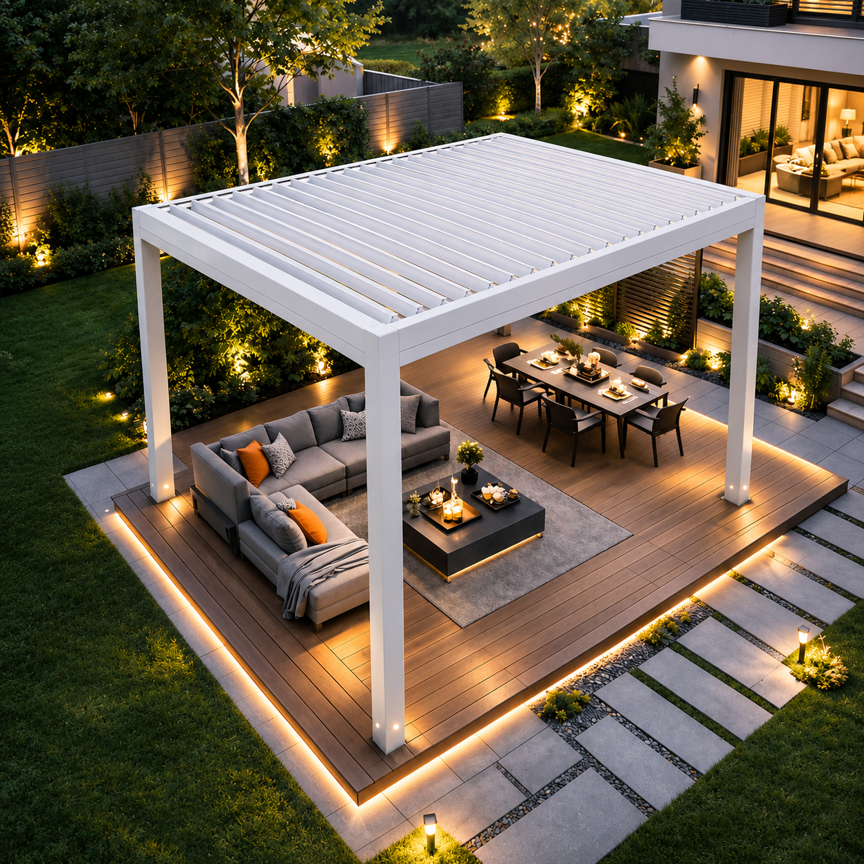 Verstelbare Aluminium Lamel-Pergola