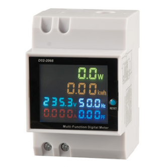 AC Monitor Din Rail Electric Energy Frequency Meter Multi Function Digital Display Meter