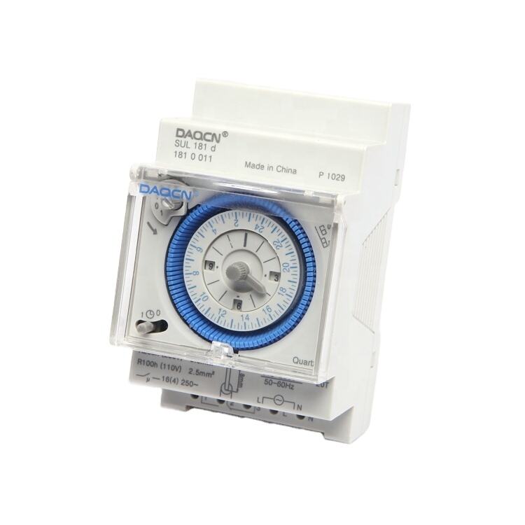 DAQCN China Industrial Mechanical Timer SUL181d 24-Hour Time Switch with 16A Max. Current