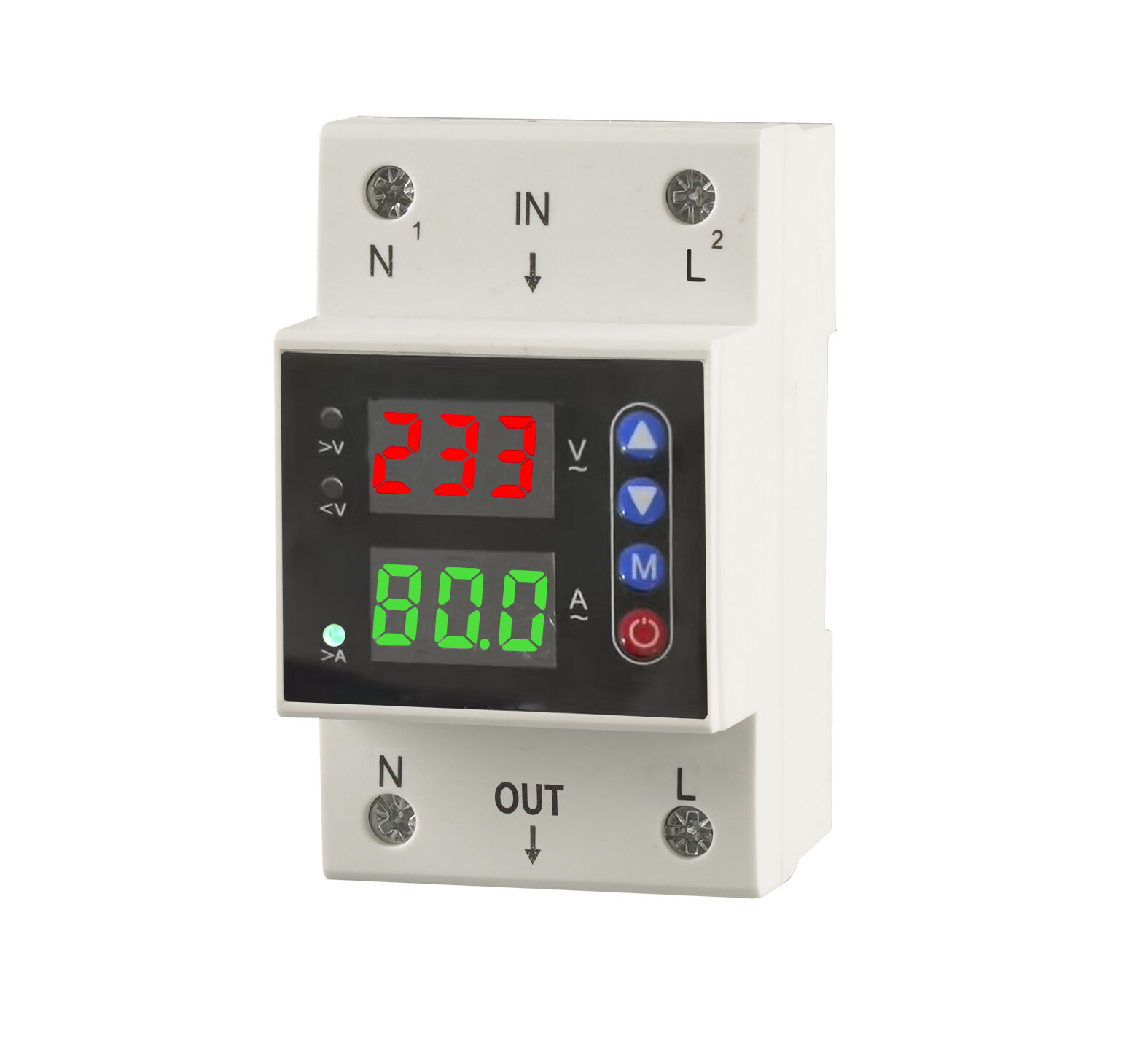 Intelligent Open Electric Protector Overvoltage Over Current for Electrical Equipment