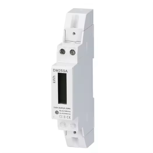 Easy Install Single Phase Energy Meter DIN Rail Clip for Quick Setup