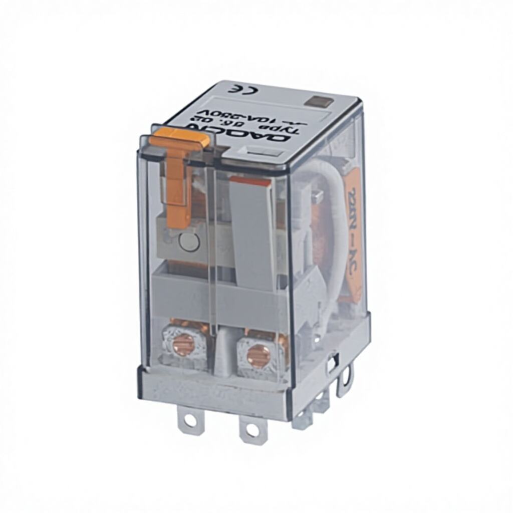 รีเลย์ AC 12V แบบทั่วไปยี่ห้อ DAQCN รีเลย์ป้องกันแรงดันต่ำ