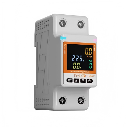 Economic Efficiency Smart Circuit Breaker with WiFi Switch Energy Meter Voltage Protector for Smart Home-Tuya Compatibility