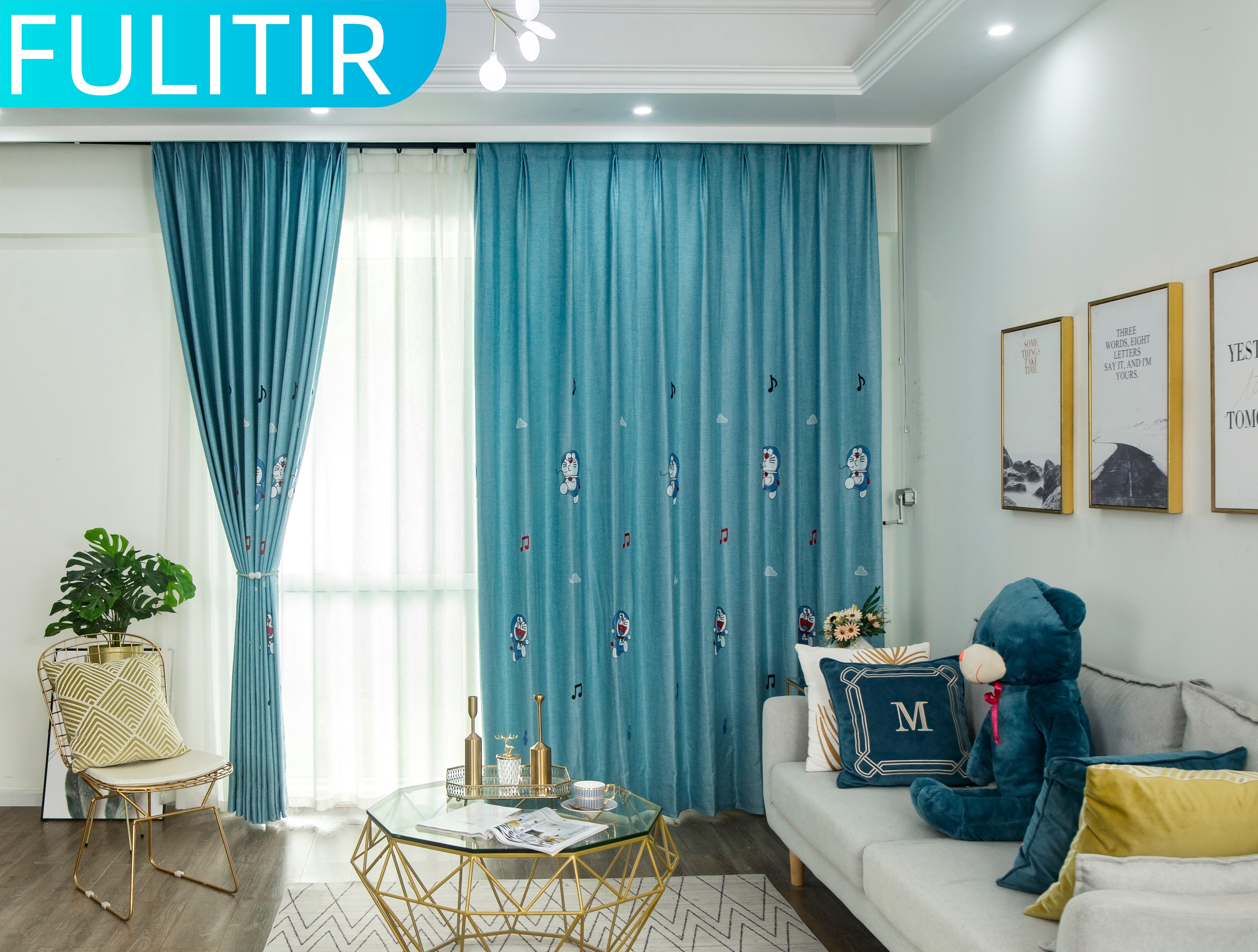 Can printing murals cover cracked walls effectively?