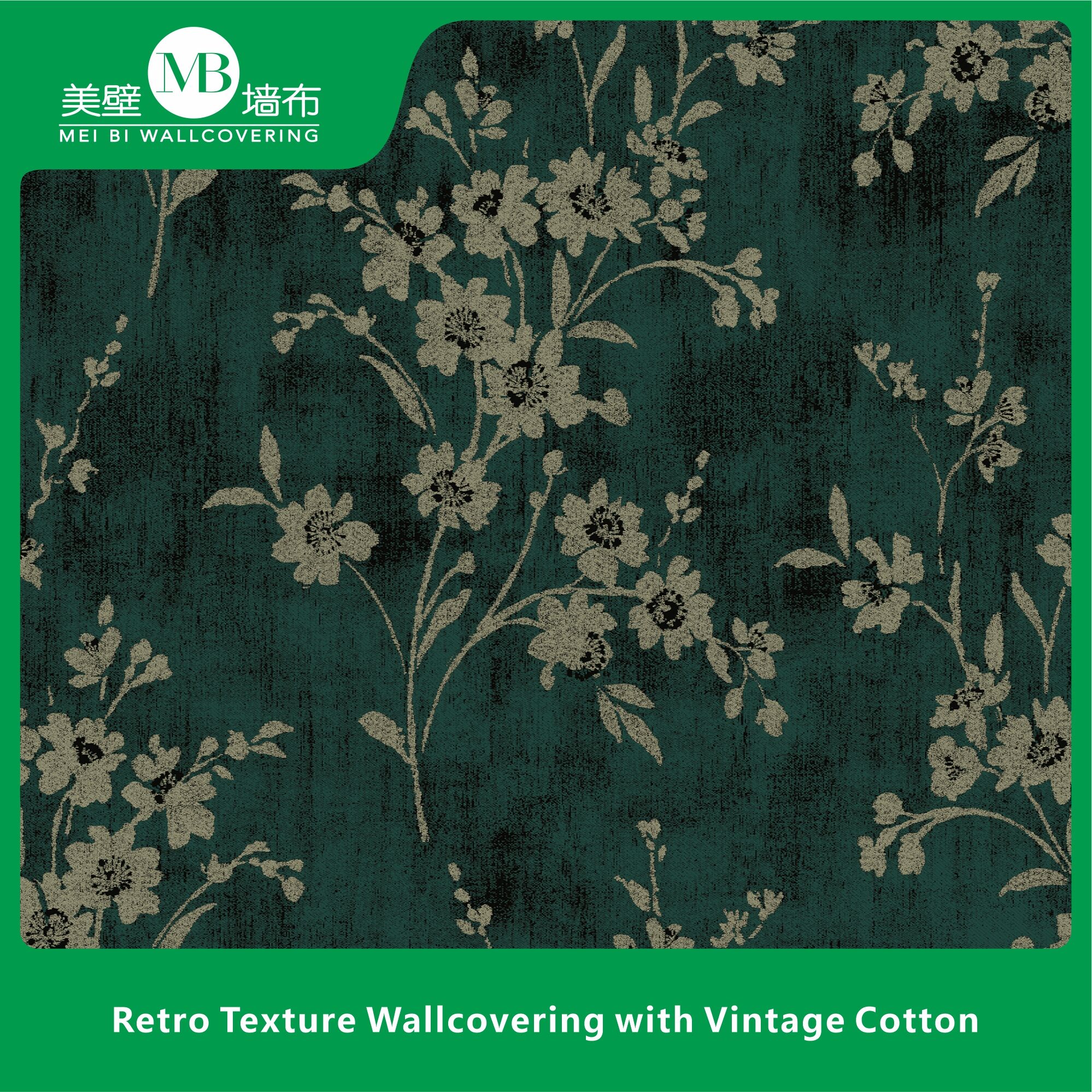 Retrotekstuuri seinäpäällyste vanhalla puuvillalakanoiteksillä - sopii amerikkalaiseen retrotyyliin, seinäkoriste olohuoneisiin ja makuuhuoneisiin