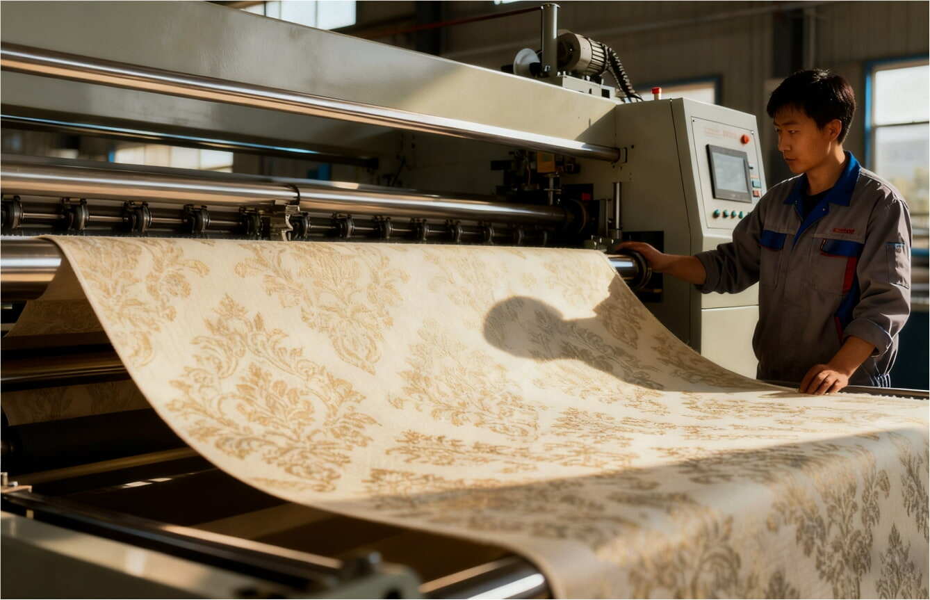 Wall Cloth Inspection Machine