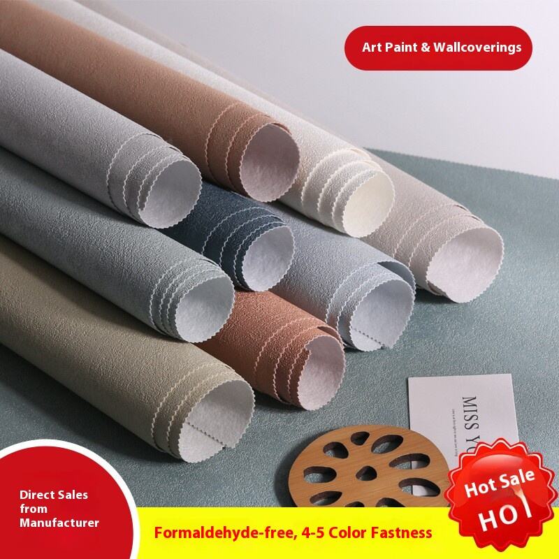 Art Paint Textured Wallcovering - New Chinese Style, Wear-Resistant & Scratch-Resistant, Suitable for Bedroom Headboard Accent Wall