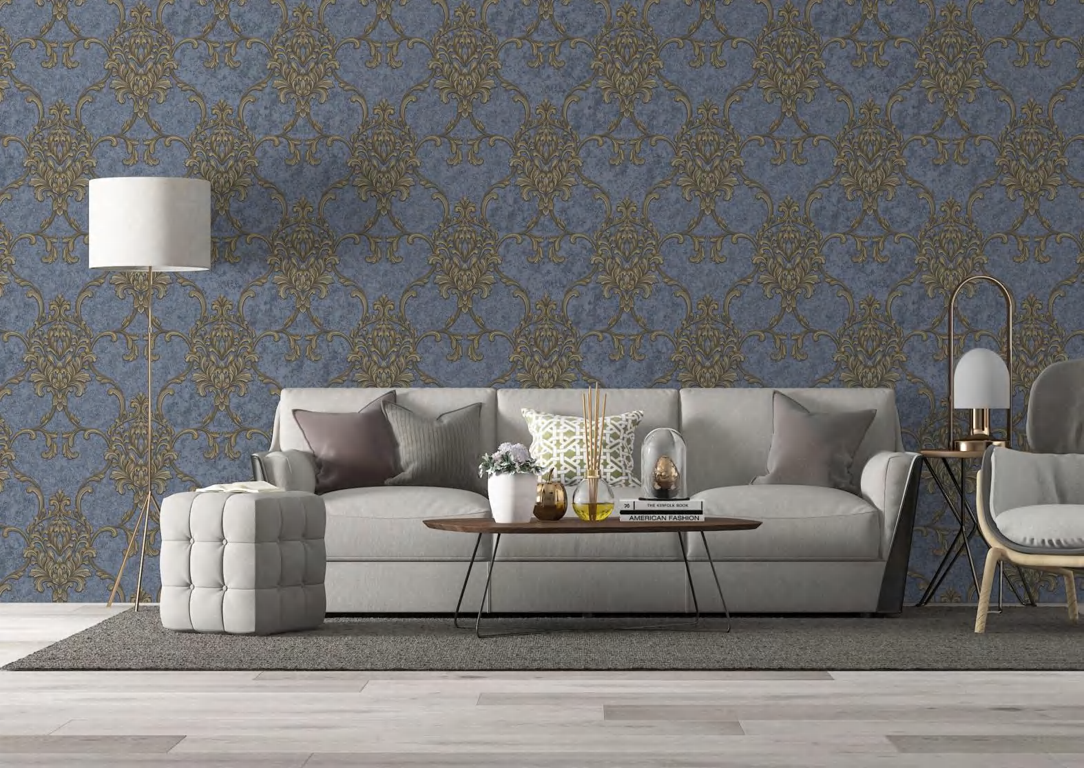 Exquisite Textured Jacquard Wallpaper - Wear-Resistant & Stain-Proof Top Choice for Modern Home Walls