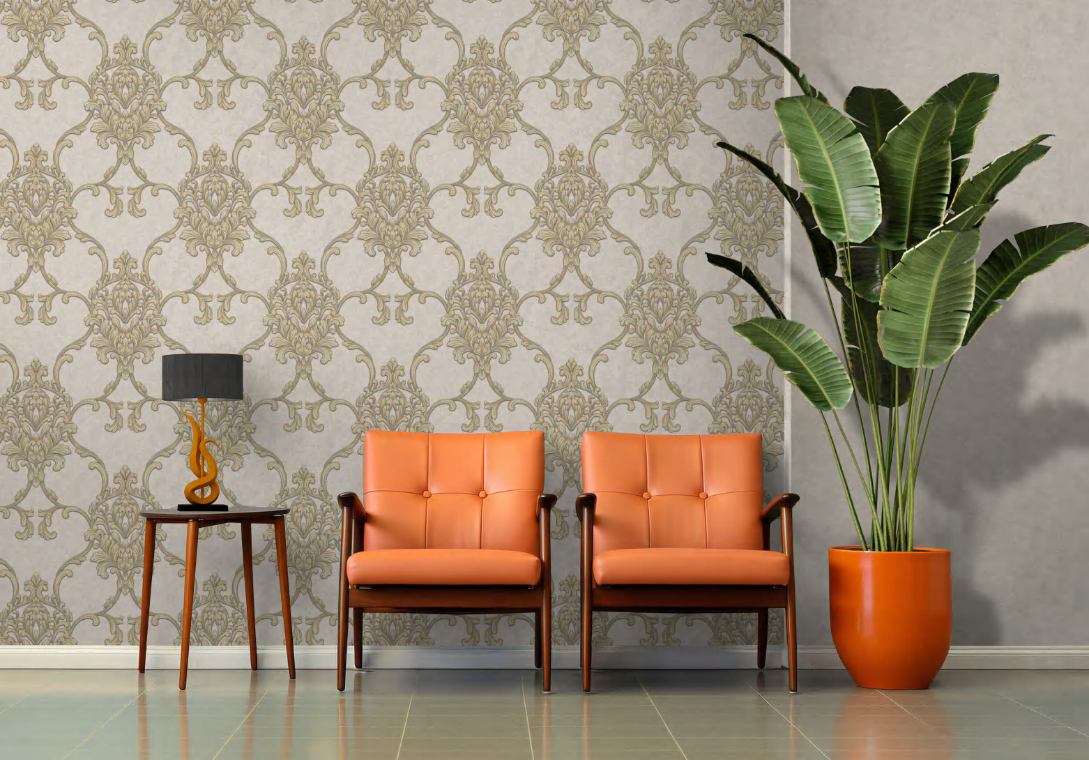 Hoe installeer je Europees bloemenbehang zonder naden?