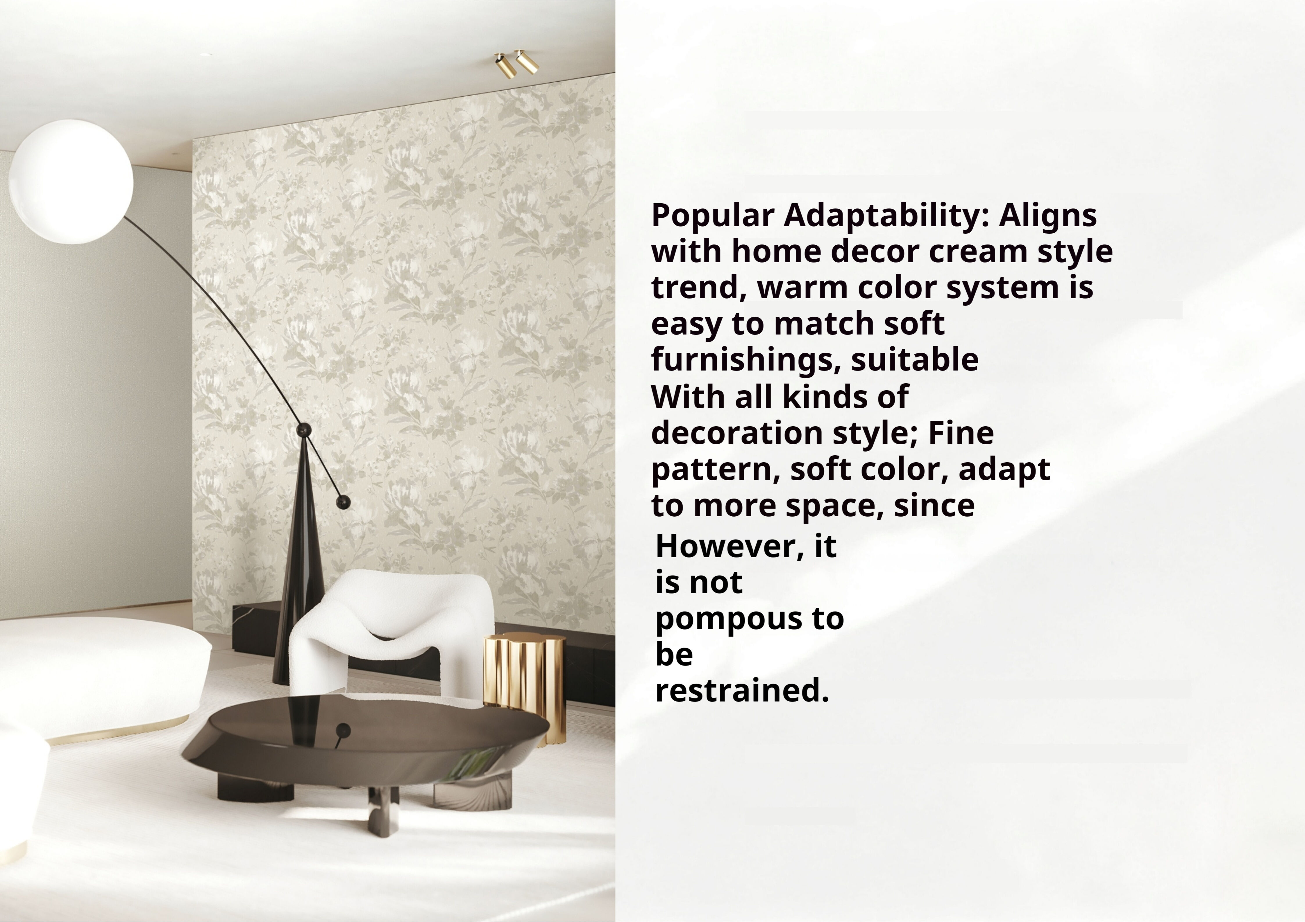 Light French Retro Wallcovering - Light Coffee Base Color + Retro Patterns, Enhances Space Elegance, Suitable for Living Rooms & Bedrooms